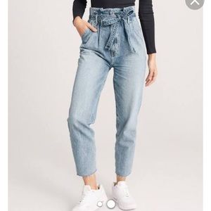 Abercrombie paper bag jeans